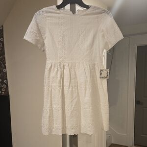 Chelsea & Violet White Lace Girls' Formal Dress